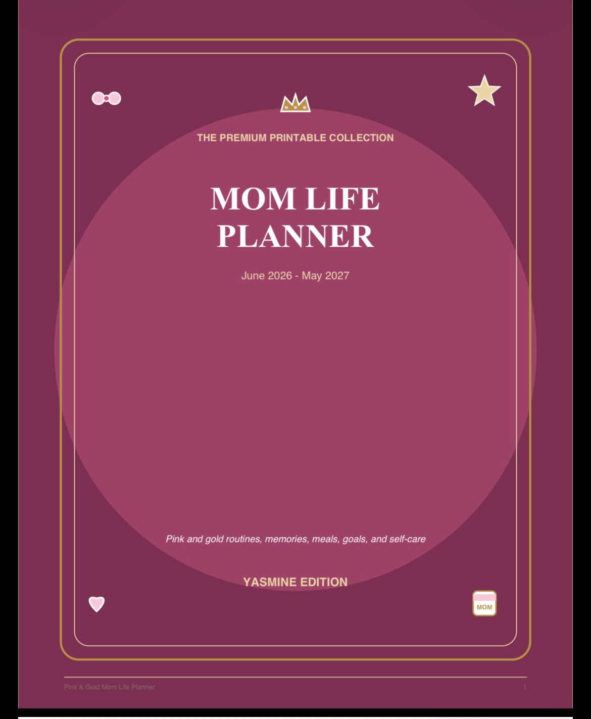 Mom Life Planner