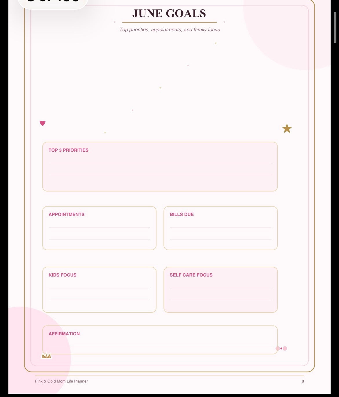 Mom Life Planner